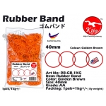 RB-GB-1KG Golden Brown Rubber Band 1KG