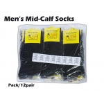 6613 Kijo Mens Mid-Calf Socks
