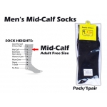 6613 Kijo Mens Mid-Calf Socks