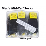 6615 Kijo Mens Mid-Calf Socks