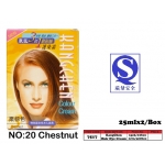 7517-20 Kang Chen Hair Dye Cream No:20 Chestnut  