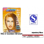 7517-3 Kang Chen Hair Dye Cream No:3 Golden Brown