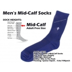 7872 Kijo Mens Mid-Calf Socks
