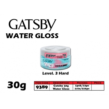 9389 Gatsby Water Gloss 30g - Level 3. Hard