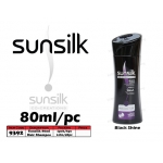 9392 Sunsilk Shampoo 80ml - Black Shine