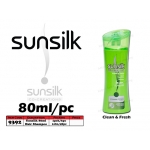 9392 Sunsilk Shampoo 80ml - Clean & Fresh