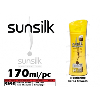9395 Sunsilk Shampoo 170ml - Nourishing Soft & Smooth