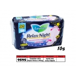 9595 Laurier Relax Night 16's Sanitary Pads 
