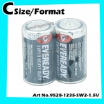 Eveready Heavy Duty C-size/format No.1235 1.5v 1pack=2pcs 100% Original Product Eveready