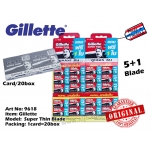 9618 Gillette Super Thin Razor Blade