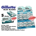 1702 Gillette Blue Blades