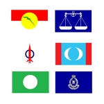 Malaysia Political Parties Flag