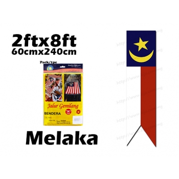7397 60cm X 240cm Melaka Flag 