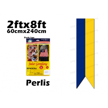 60cm X 240cm Perlis Flag 