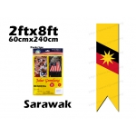 FM28 Sarawak Cotton Flag 