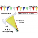 5605 KIJO Cloth Triangle Flag x 5meter