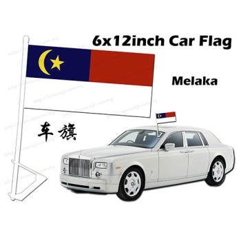 8996 6 X 12inch Melaka Car Flag 