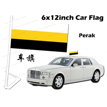 7485 6 X 12inch Perak Car Flag 