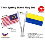 FM36MNPLS Twin Spring Stand Flag Set
