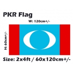 PKR 2x4ft PKR Parti Keadilan Rakyat  Flag