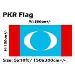 PKR 5x10ft PKR Parti Keadilan Rakyat  Flag