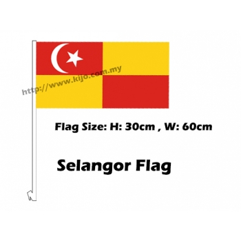 Selangor Car Flag