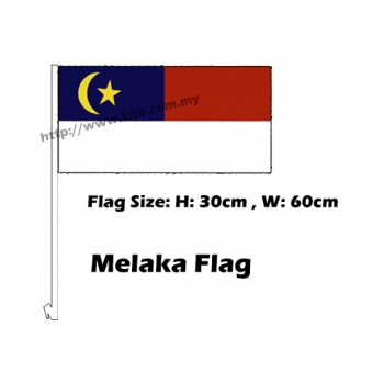 Melaka Car Flag