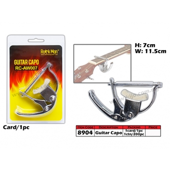 8904 Guitar Capo Silver (Metal) 