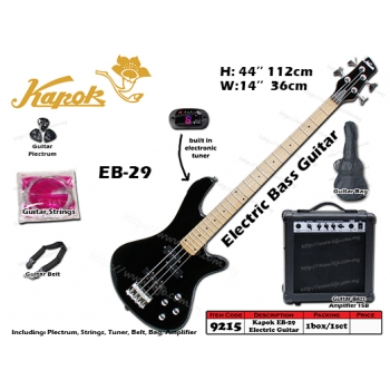 9215 Kapok EB-29 Electric Bass Guitar Set