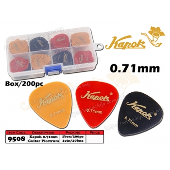 9508 Kapok 0.71mm Guitar Plectrum