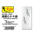 1024 KIJO OPP Bag Self Adhesive