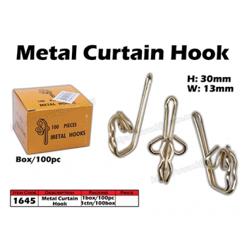 1645 Metal Curtain Hook