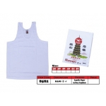 8582 Kijo Pagoda Cotton Singlet Color - White