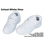 1742W School White Shoe