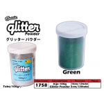 1758 KIJO Green Glitter Powder 100g+/- 