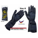 1885 Elephant Black Industrial Rubber Glove