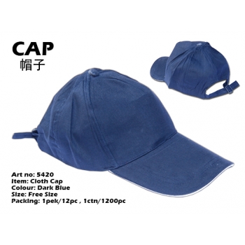 5420 Cloth Cap - Dark Blue
