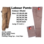 WP-6080 KIJO Worker Uniform Pants Brown Color