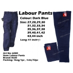 WP-6080 KIJO Worker Uniform Pants Blue Color