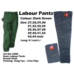 WP-6080 KIJO Worker Uniform Pants Green Color