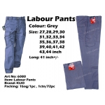 WP-6080 KIJO Worker Uniform Pants Grey Color