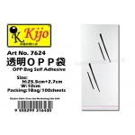 7624 KIJO OPP Bag Self Adhesive