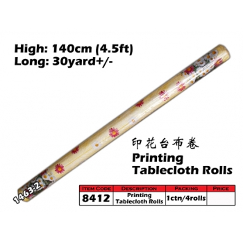 8412 Printing Tablecloth Roll 1463-2