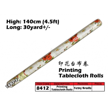 8412 Printing Tablecloth Roll 1481-2