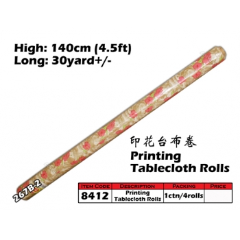 8412 Printing Tablecloth Roll 267B-2