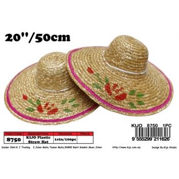 8750 Kijo 20'' Straw Hat