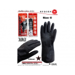8885 Elephant King Industrial Black Rubber Glove 
