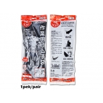 9028 KIJO Elephant Industrial Black Rubber Glove Size: XG