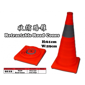 9112 KIJO Road Cones (Retractable Road Cones)