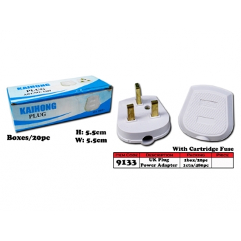 9133 UK Plug Power Adapter 